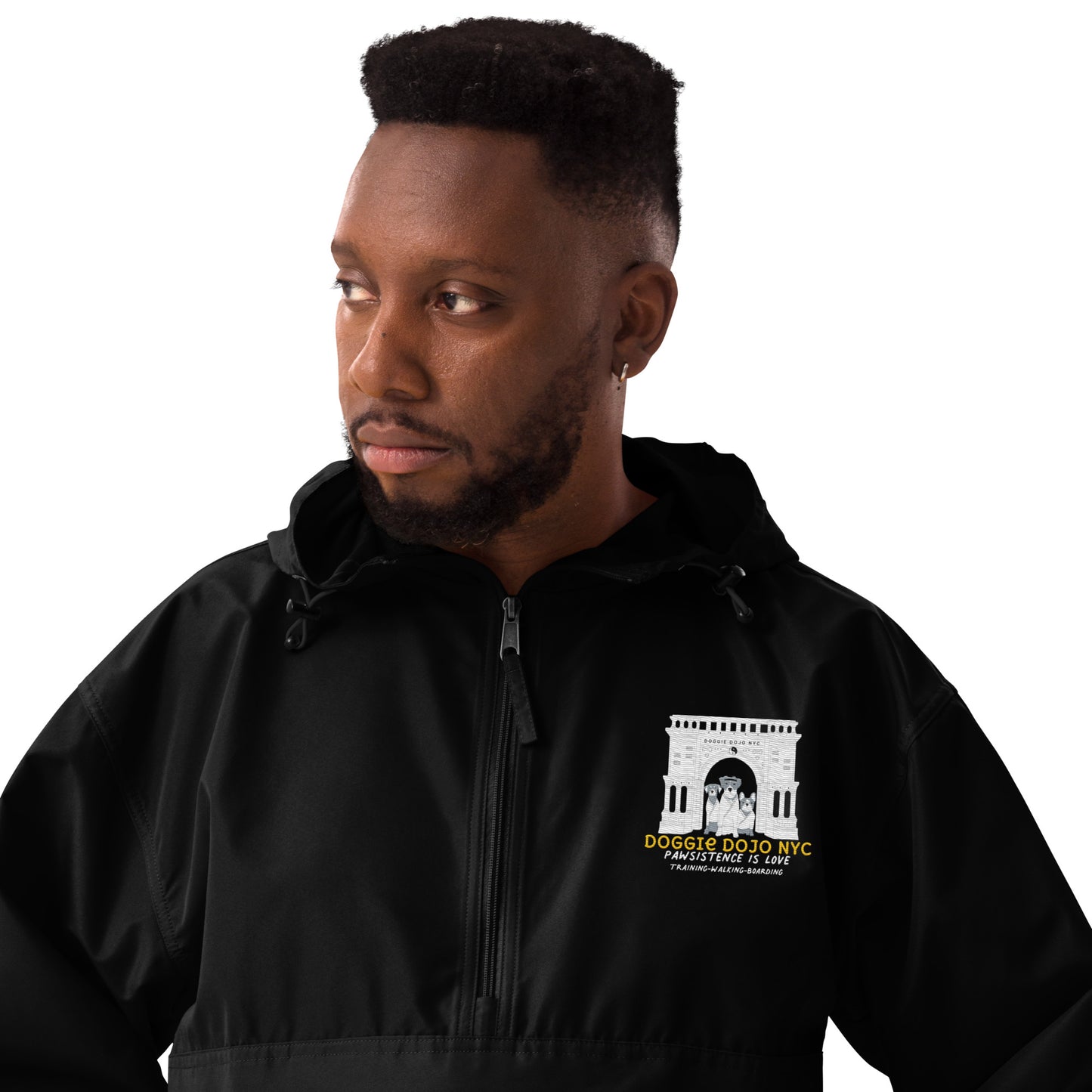 Embroidered Champion Packable Jacket